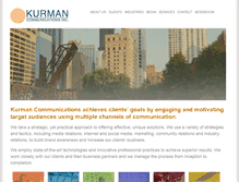 Tablet Screenshot of kurman.com